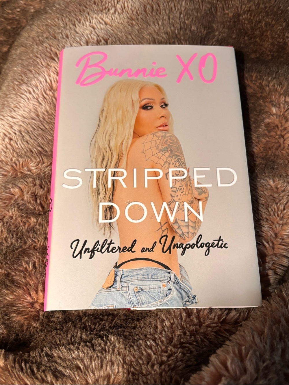 Bunnie XO "Stripped Down" Hardcover Book